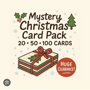 Hallmark Mystery Christmas Card Pack - 20 Cards with Envelopes - New